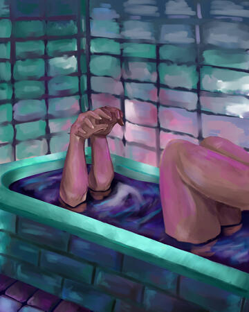 &quot;in the tub&quot; Digital, 2022